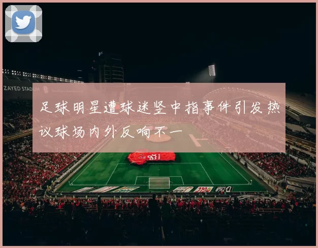 足球明星遭球迷竖中指事件引发热议球场内外反响不一